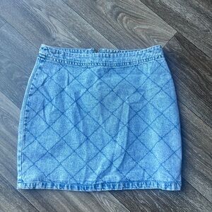 Denim skirt